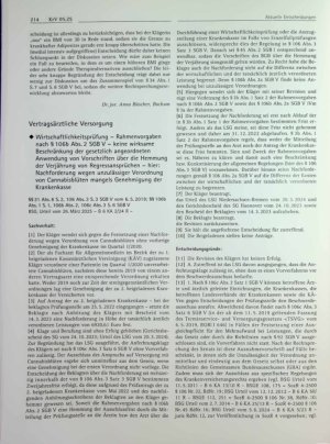 Vorschauseite 1: Vertragsärztliche Versorgung