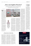 Vorschauseite 1: " Eine unerträgliche Situation“