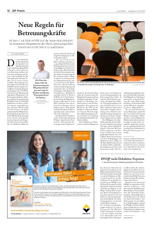 Vorschauseite 1: Neue Regeln für Betreuungskräfte