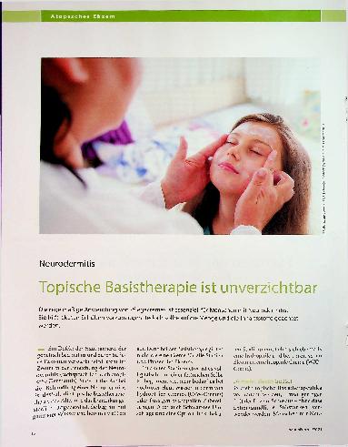 Vorschauseite 1: Neurodermitis Topische Basistherapie ist unverzichtbar.