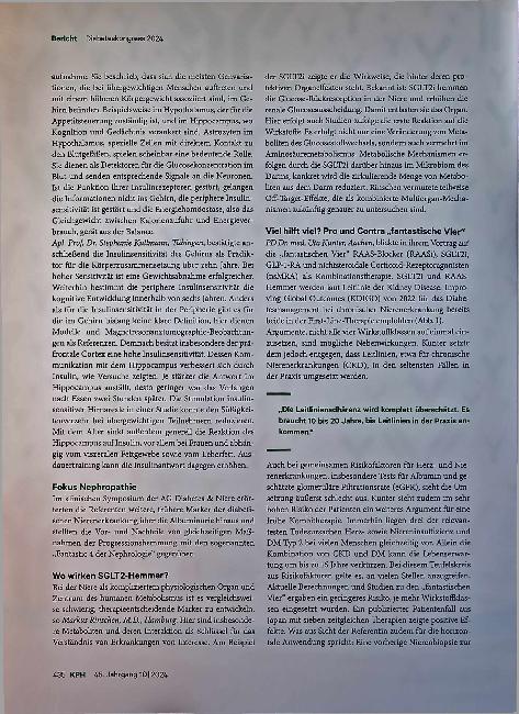 Vorschauseite 3: Neue Therapien, neue Erkenntnisse 58. Diabeteskongress 2024