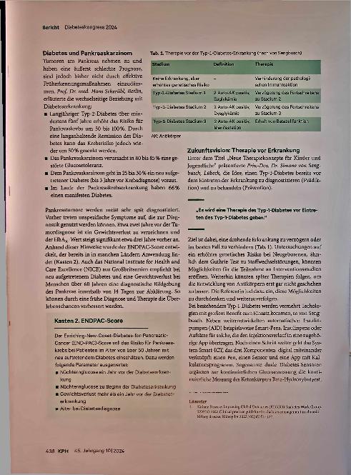 Vorschauseite 6: Neue Therapien, neue Erkenntnisse 58. Diabeteskongress 2024