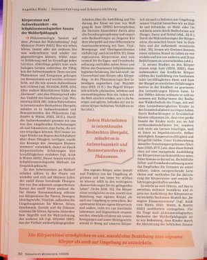 Vorschauseite 3: Sinneserfahrung und Erkenntnisbildung. Vom phänomenologischen Lernen in der Waldorfpädagogik