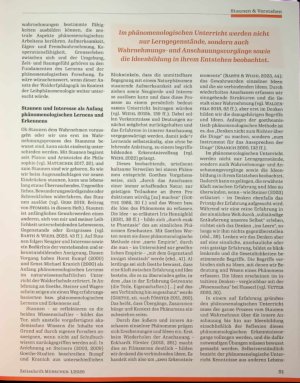 Vorschauseite 4: Sinneserfahrung und Erkenntnisbildung. Vom phänomenologischen Lernen in der Waldorfpädagogik