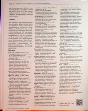 Vorschauseite 5: Sinneserfahrung und Erkenntnisbildung. Vom phänomenologischen Lernen in der Waldorfpädagogik