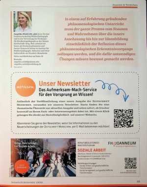 Vorschauseite 6: Sinneserfahrung und Erkenntnisbildung. Vom phänomenologischen Lernen in der Waldorfpädagogik