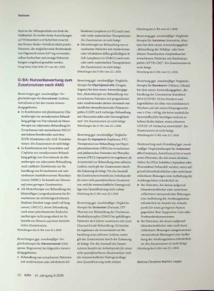 Vorschauseite 4: Kein Zusatznutzen für Andexanet alfa