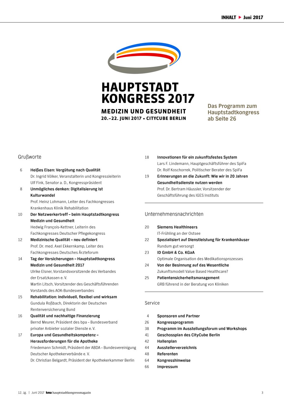 Vorschauseite 1: Juni 2017