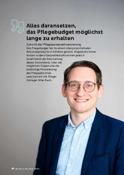 Vorschauseite 1: Alles daransetzen, das Pflegebudget möglichst lange zu erhalten
