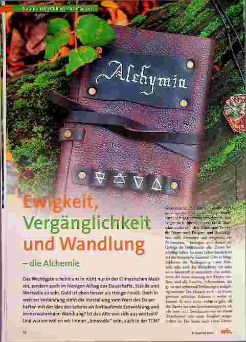 Vorschauseite 1: Ewigkeit, Vergänglichkeit und Wandlung - die Alchemie