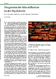 Vorschauseite 1: Diagnostische Klassifikation in der Psychiatrie