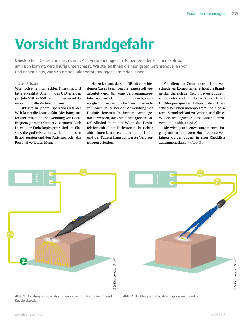Vorschauseite 1: Vorsicht Brandgefahr
