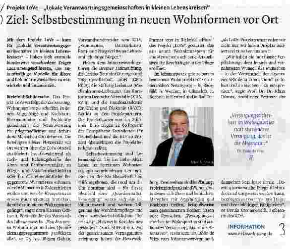 Vorschauseite 1: Ziel: Selbstbestimmung in neuen Wohnformen vor Ort