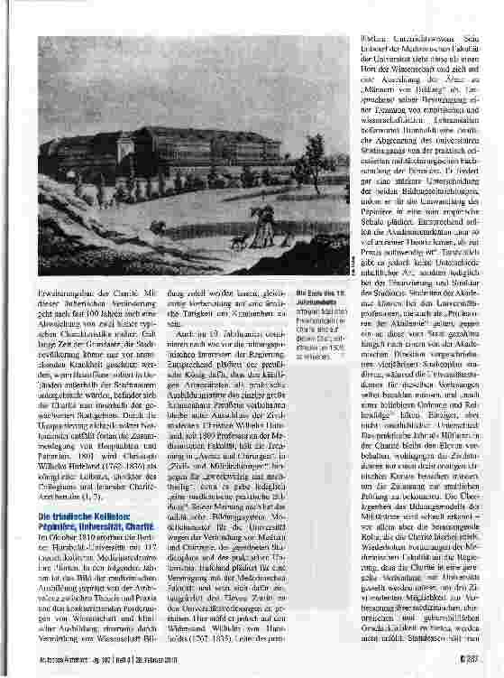 Vorschauseite 3: Die Pest, die Weiße Frau und eine weitgreifende Kabinettsorder