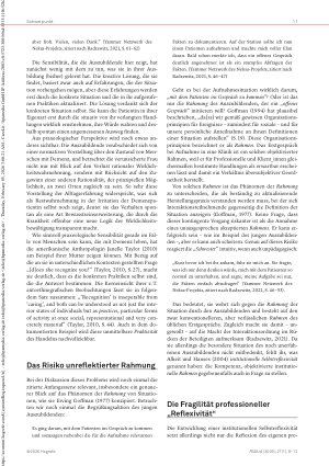 Vorschauseite 3: Biografisches Lernen unter Praxisbedingungen Empirische Befunde und theoretische Reflexionen