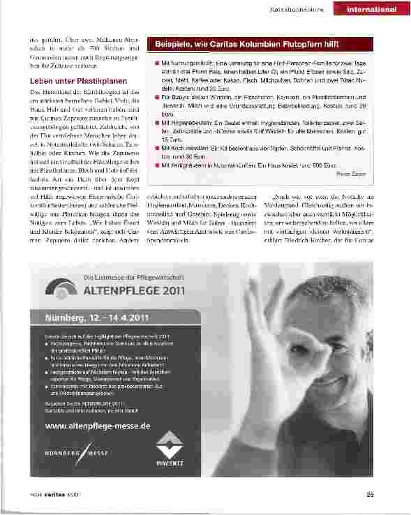 Vorschauseite 2: Erste Perspektiven nach „Land unter in Kolumbien