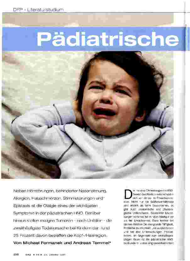 Vorschauseite 1: Pädiatrishce HNO