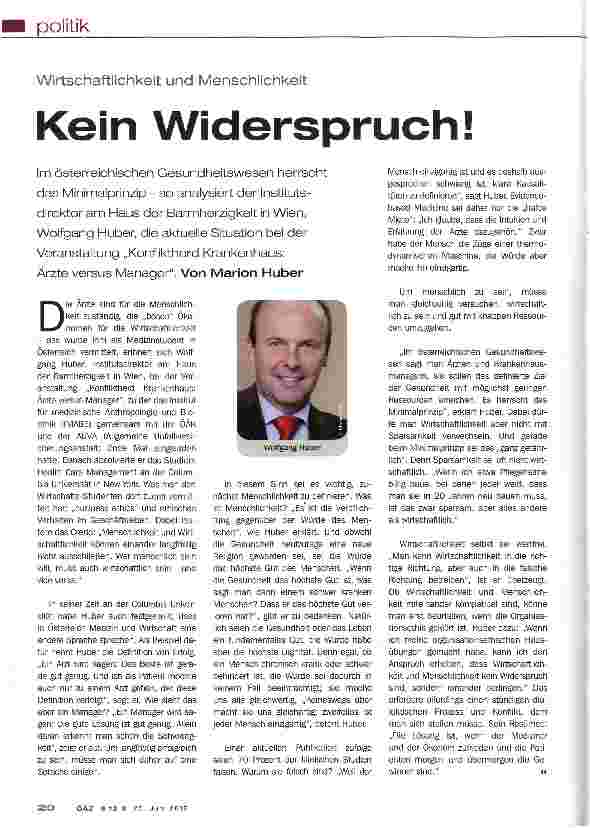 Vorschauseite 1: Kein Widerspruch!