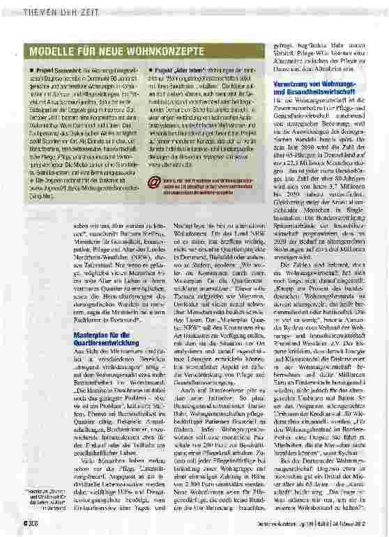 Vorschauseite 2: Gut versorgt im Quartier