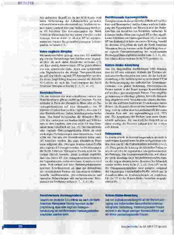 Vorschauseite 5: Therapie von Beschwerden in den Wechseljahren