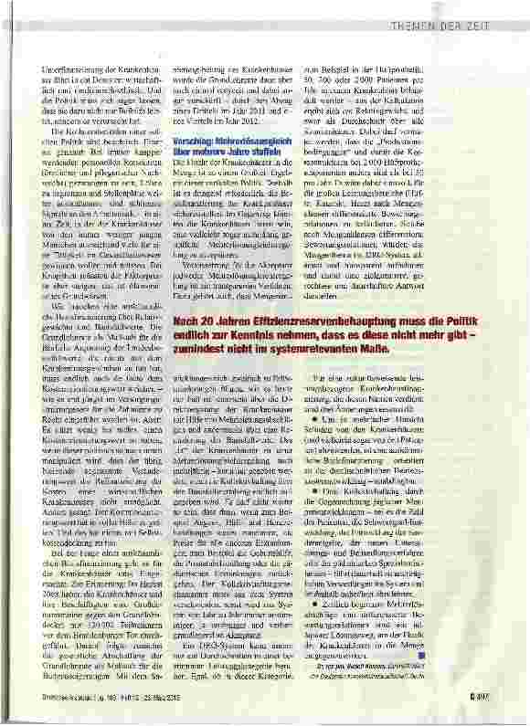 Vorschauseite 3: Die Politik befeuert die Flucht in die Menge