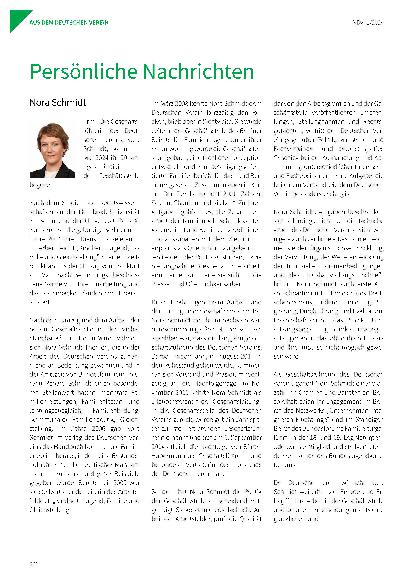 Vorschauseite 1: Persönliche Nachricht von Nora Schmidt