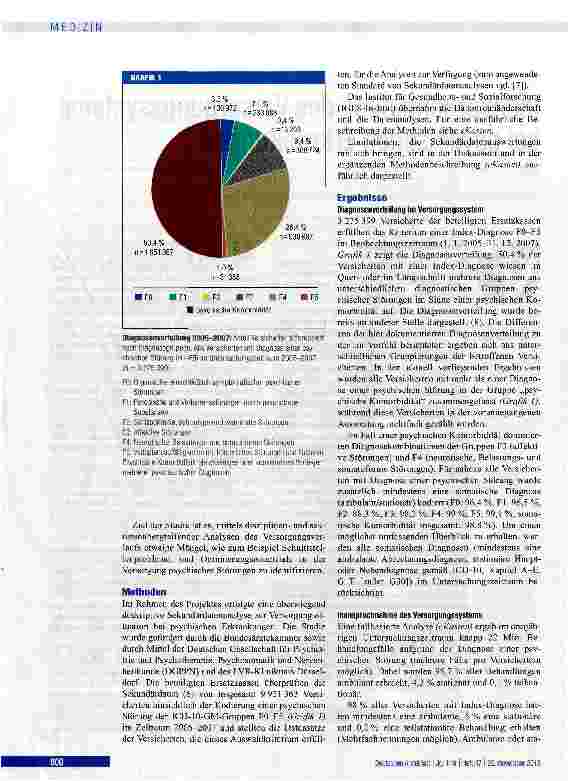 Vorschauseite 2: Inanspruchnahme des Versorgungssystems bei psychischen Erkrankungen