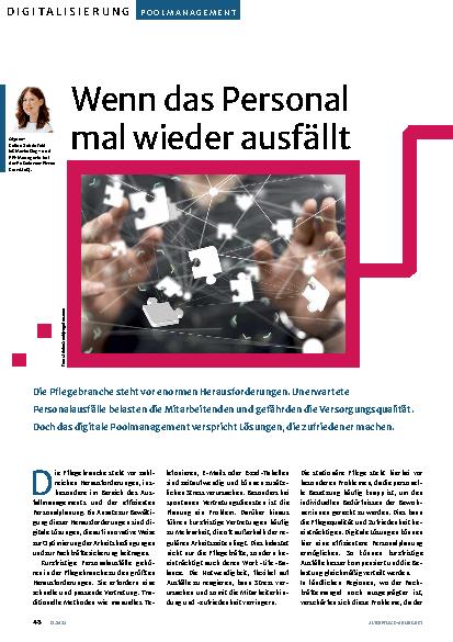 Vorschauseite 1: Wenn das Personal mal wieder ausfällt.