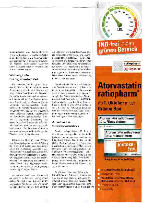 Vorschauseite 2: An zweiter Stelle der Todesursachen