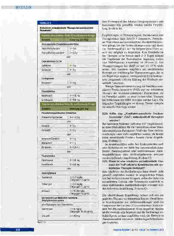 Vorschauseite 5: Erwachsene Patienten mit nosokomialer Pneumonie