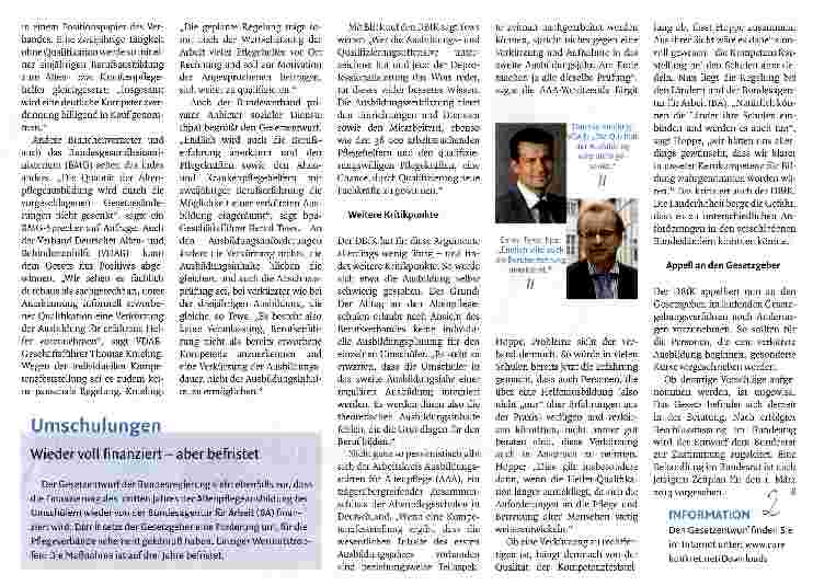 Vorschauseite 2: Schritt nach vorn oder zurück?