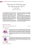 Vorschauseite 1: Dysplastische Veränderungen der Hämatopoese (Teil 2) Dysgranulopoese