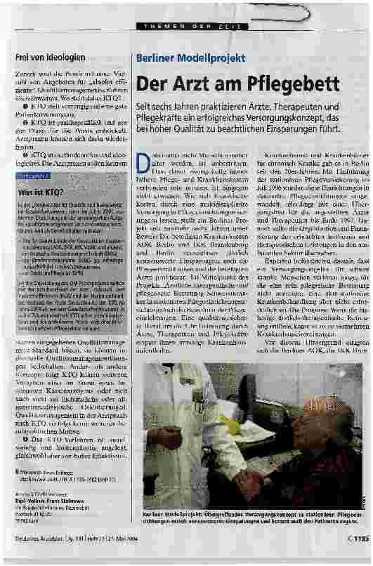 Vorschauseite 3: Individuelle Lösungen für die Arztpraxen