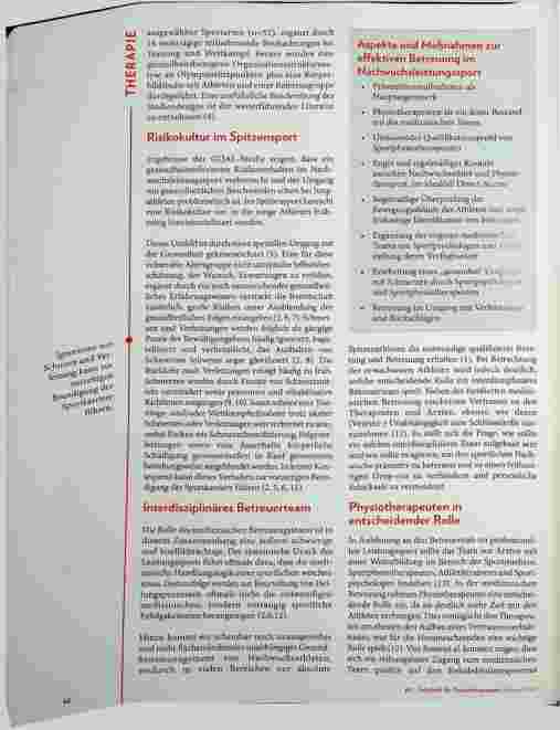 Vorschauseite 2: Gesundheitsmanagement im Leistungssport: Die Rolle der Sportphysiotherapeuten