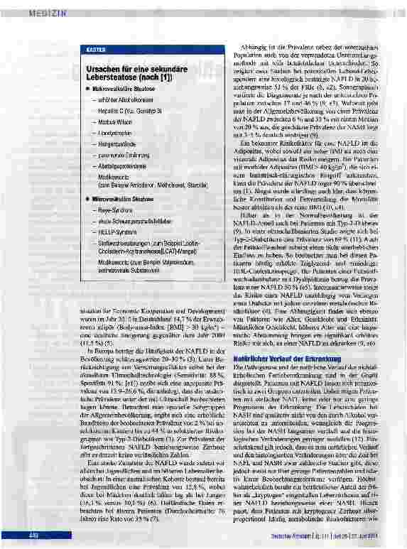 Vorschauseite 2: Nichtalkoholische Fettlebererkrankung