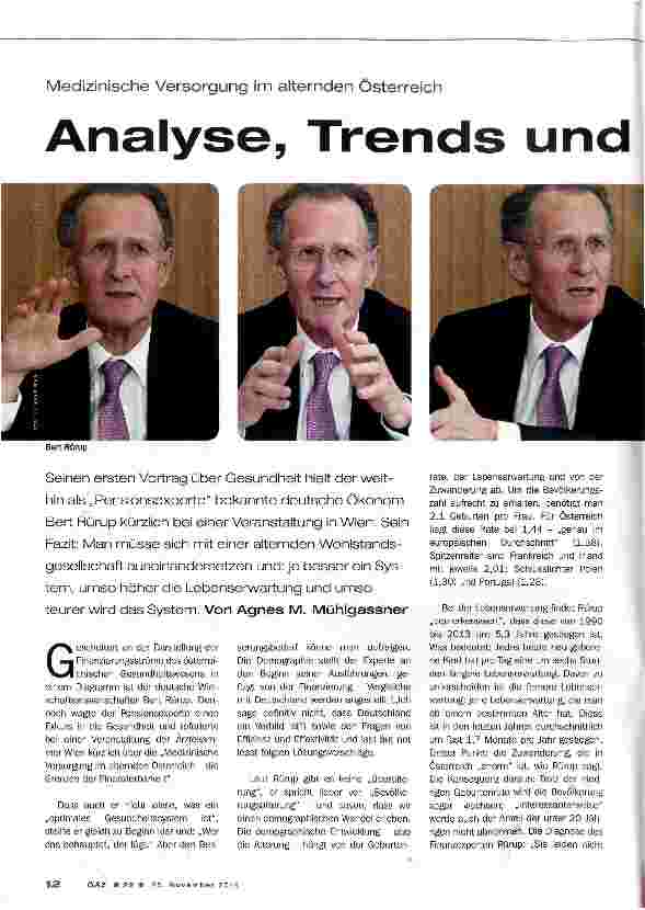 Vorschauseite 1: Analyse, Trends und Perspektiven