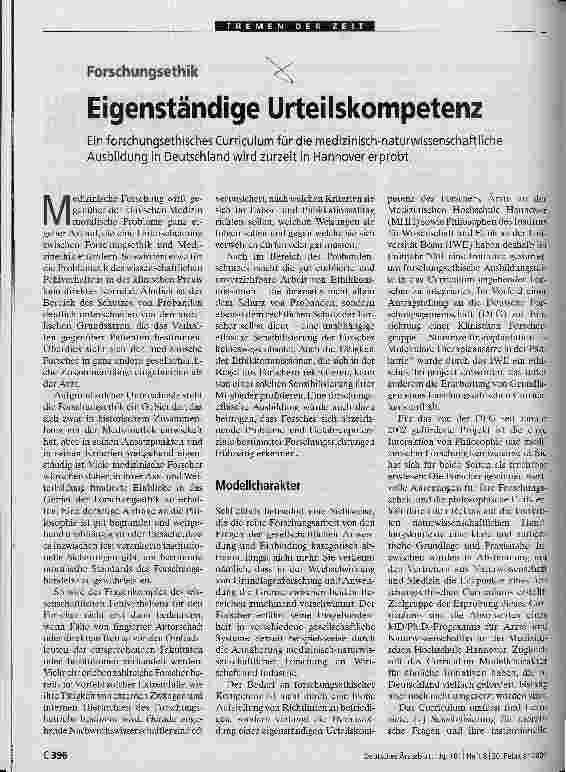 Vorschauseite 1: Eigenständige Urteilskompetenz