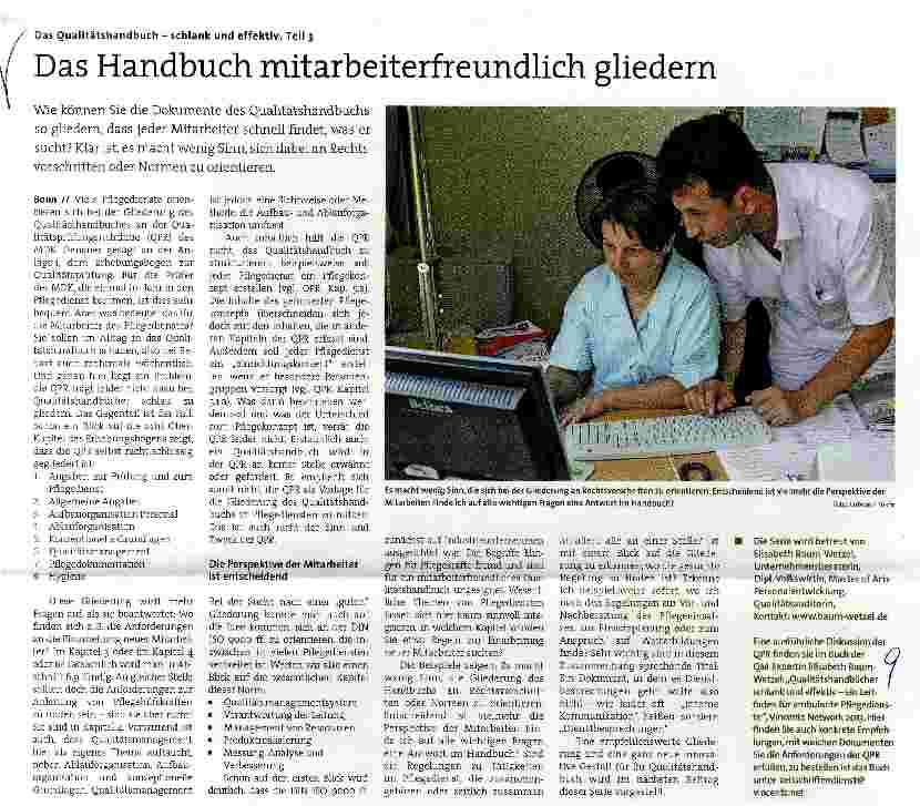 Vorschauseite 1: Das Qualitätshandbuch - schlank und effektiv, Teil 3 Das Handbuch mitarbeiterfreundlich gliedern