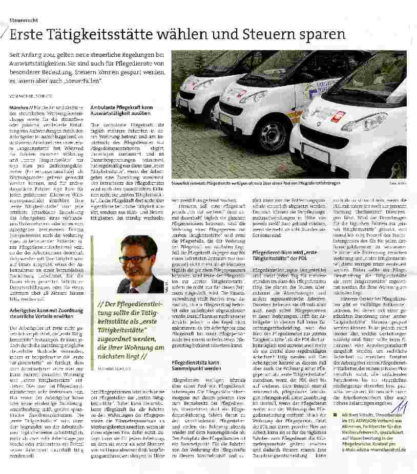 Vorschauseite 1: Erste Tätigkeitsstätte wählen und Steuern sparen