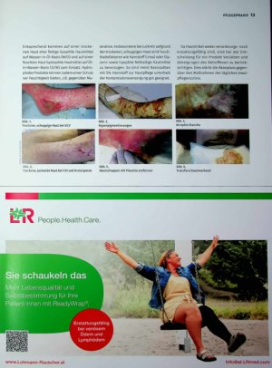 Vorschauseite 2: Gut gepflegte Haut bei Kompressionstherapie Elastizität erhöhen, Reizungen mindern
