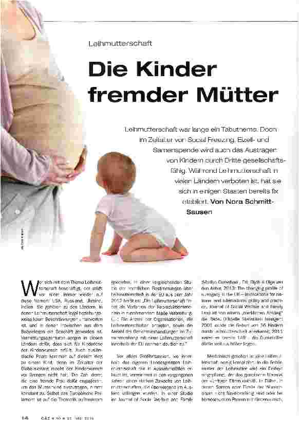 Vorschauseite 1: Die Kinder fremder Mütter