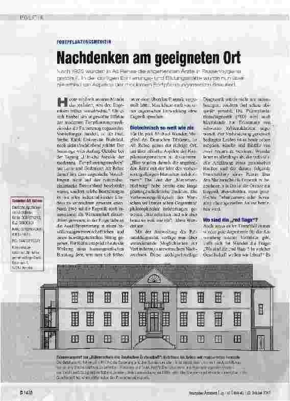 Vorschauseite 1: Nachdenken am geeigneten Ort