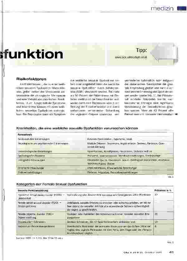 Vorschauseite 2: Weibliche sexuelle Dysfunktion