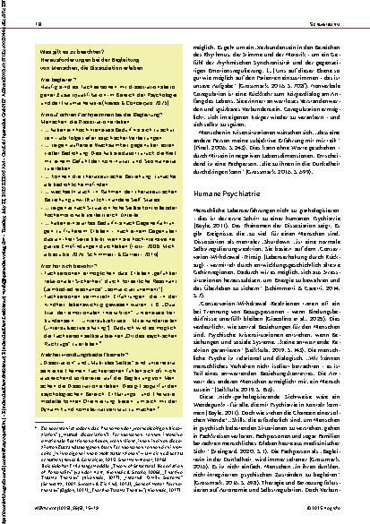 Vorschauseite 4: Hinter der Glasscheibe Dissoziation als mentaler „Shutdown“ und Überlebens reaktion bei extremem Stress