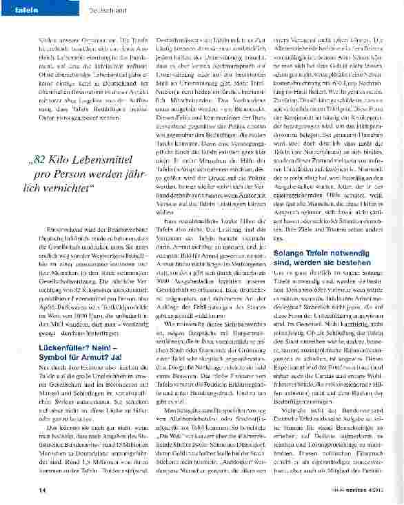 Vorschauseite 2: Das Verteilen des Überflusses ist noch lange nicht überflüssig