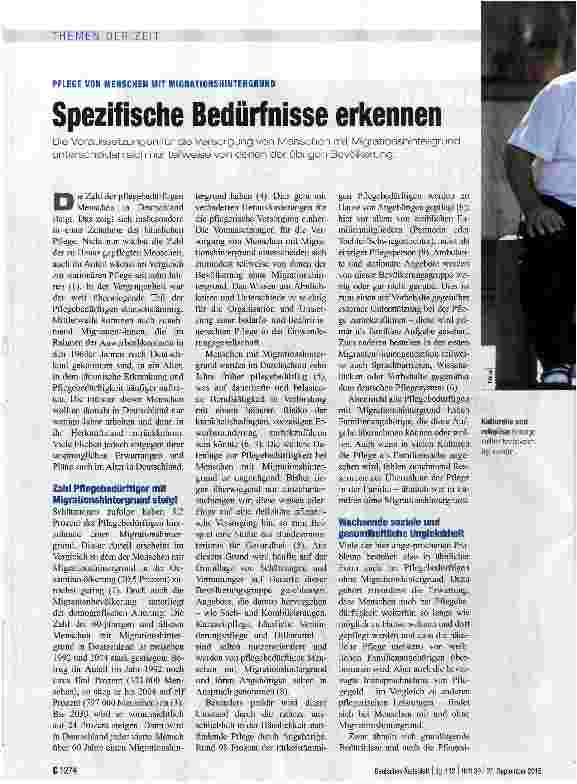 Vorschauseite 1: Spezifische Bedürfnisse erkennen