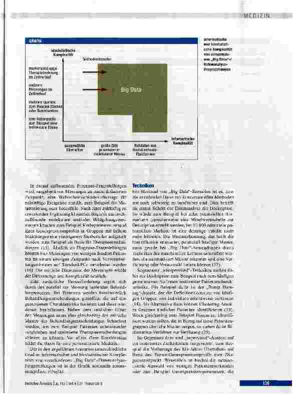 Vorschauseite 3: Big Data in der wissenschaftlichen Medizin - eine biostatistische Perspektive