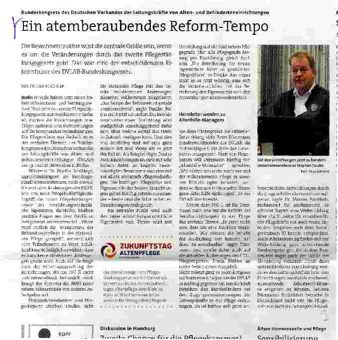 Vorschauseite 1: Ein atemberaubendes Reform-Tempo