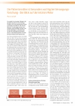 Vorschauseite 1: Die Patientennähe ist besonders wichtig bei Versorgungsforschung - Der Blick auf den letzten Meter