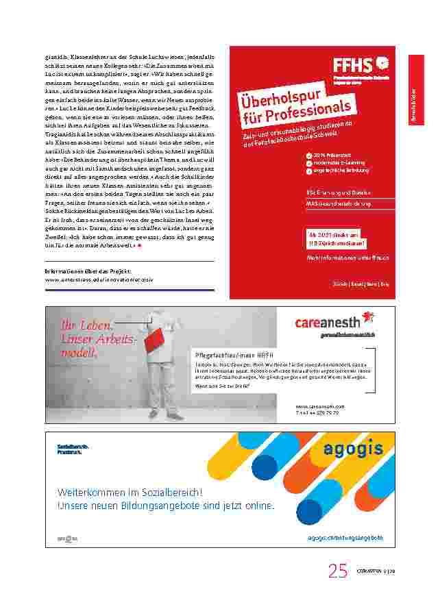 Vorschauseite 5: Ein Student mit Zerebralparese und pädagogischem Hochschuldiplom? Das geht! Er zeigt Kolleginnen und Kollegen, wie echte Inklusion funktioniert.